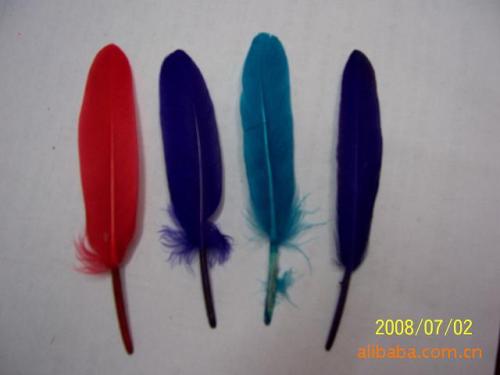 DIY Jewelry Accessories Accessories Bulk Goose Feather Natural Feather Large Floating Hair Clothing Accessories Dyed Goose Small Straight Knife