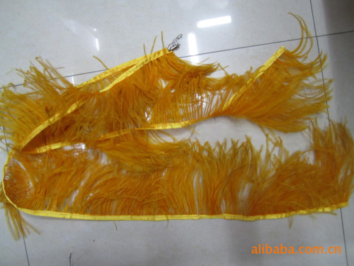 wholesale and import camel bird hair natural whole colored camel bird feather strip feather cloth belt