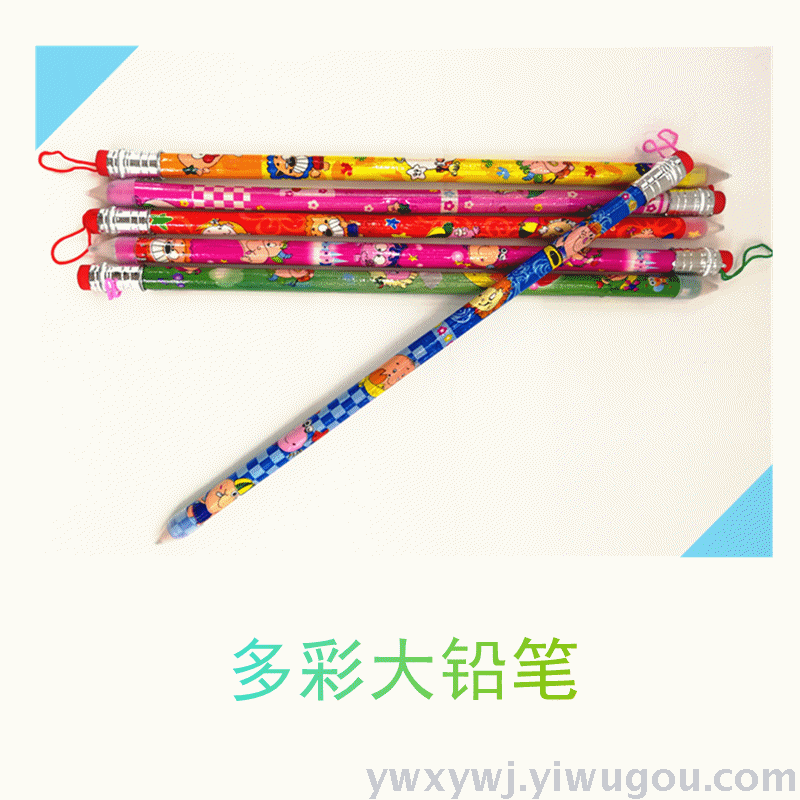 New style wooden pencil cartoon craft pencil children creative cartoon learning gifts