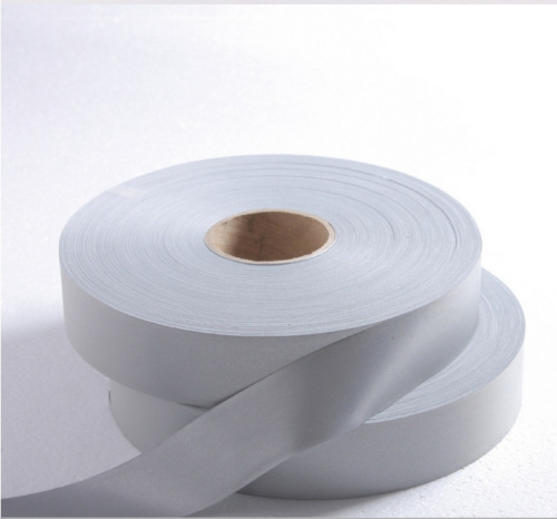Manufacturer Promotion General Bright Chemical Fiber Reflective Cloth 2cm Reflective Edge Strip TC Reflective Tape 