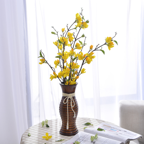12-inch 30cm coffee vase ceramic vase electroplating vase flower arrangement flower accessories