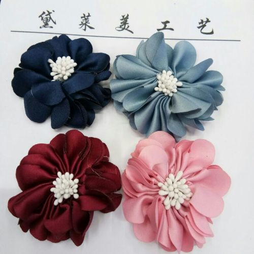 flower core handmade flower bow hat flower shoe flower corsage
