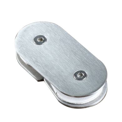 不锈钢玻璃夹180度双边固定夹淋浴房玻璃连接件隔断角码