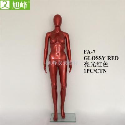 Xiaofeng factory direct selling spray color female model copy glass reinforced plastic effect fa-7h bright red