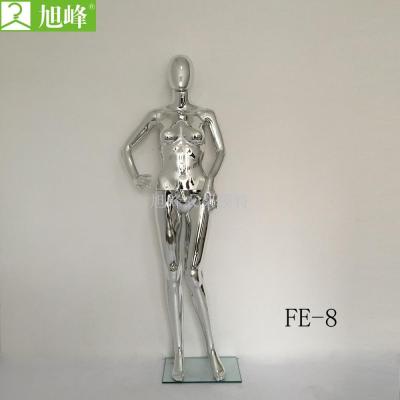Xiaofeng direct sales electroplating silver women's model subleg article no. Fe-8
