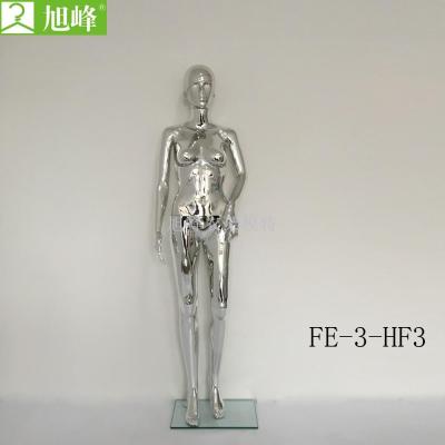 Xiaofeng factory direct - sale electroplating silver women's model sub - leg article no. Fe-3
