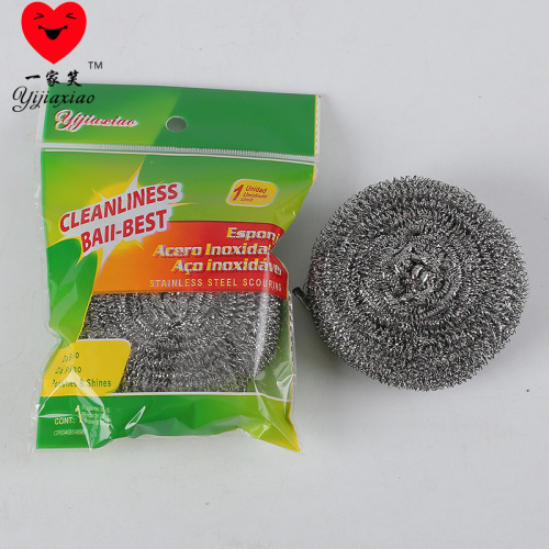 cleaning strength wire brush 30g steel wire ball single pack brush pot brush bowl wholesale supply