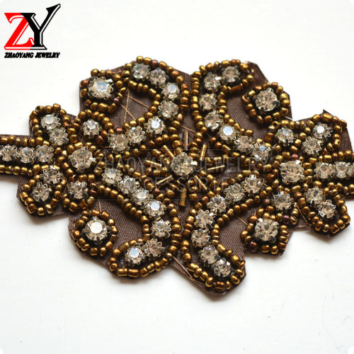 factory direct sales new handmade beaded embroidery sequin flower shoe flower shoe accessories zy872415