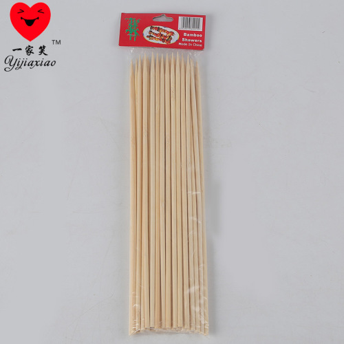 Factory Direct Sales Barbecue Tools Disposable BBQ Bamboo Sticks Natural Bamboo Stick Picnic Barbecue Bamboo Stick Wholesale
