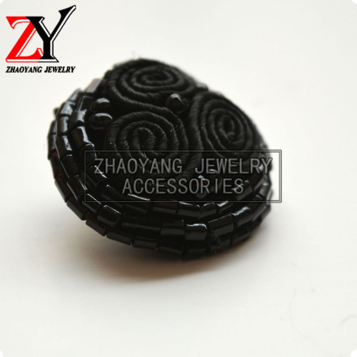Factory Direct Sales New Handmade Woven Beads Button Brooch Collar Bars Clothing Accessories Zy880867