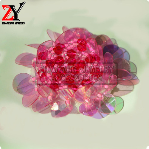 Factory Direct Sales New Handmade Special Beaded Sequin Flower Corsage Clothing Ingredients Zy87291