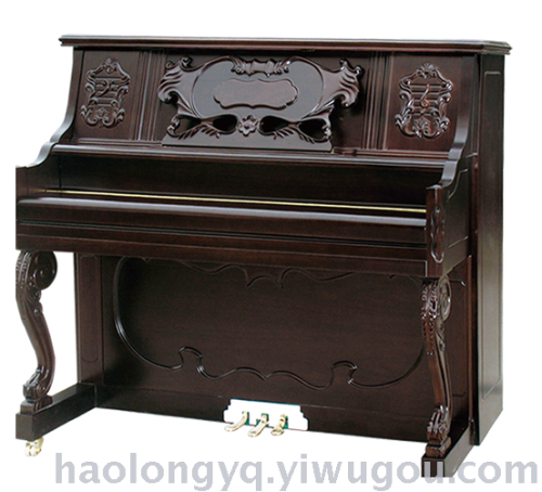 musical instrument dermai piano 125c1 vertical brown piano