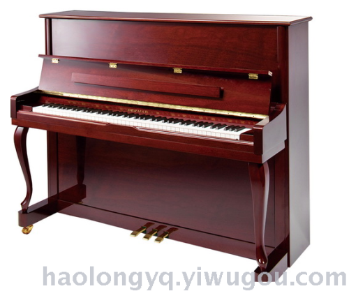 musical instrument dermai piano 123b3 upright auburn piano