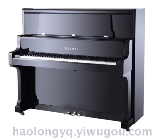 Musical Instrument Dermai Piano 128 Black Vertical Piano