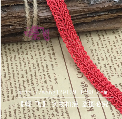 Polyester Nylon Centipede Edge Herringbone Edge Word Band Lace Ribbon Clothing Accessories Multi-Color in Stock Supply