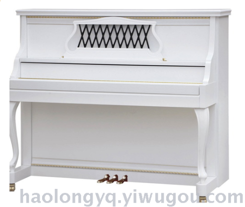 Musical Instrument Dermai Piano 126a2 White Vertical Piano