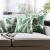 Tropical rain forest cotton hemp sofa pillow green plant adornment cushion 