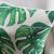 Tropical rain forest cotton hemp sofa pillow green plant adornment cushion 