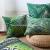 Southeast Asian tropical rain forest sofa pillow botanical garden cotton and linen cushion car pillow waist