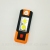 Long torch gh-8670 COB battery working lamp