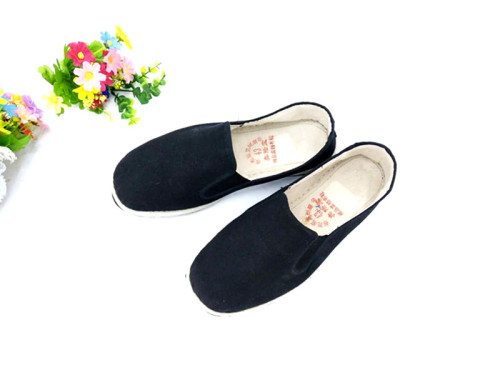 cloth shoes olubao cloth shoes old beijing cloth shoes rubber sole black cotton cloth shoes work shoes