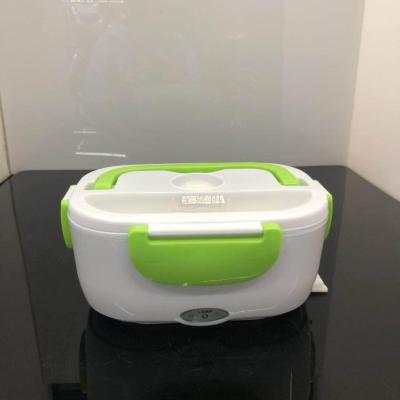 The vehicle USES the multi-function electric heating meal box to heat may plug the electric heating insulation bento box