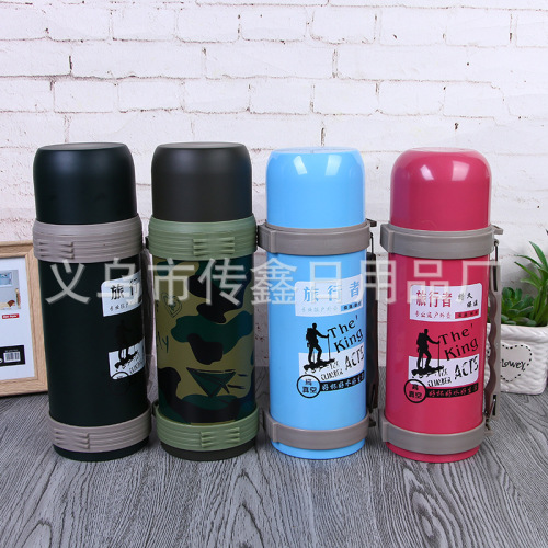 popular stainless steel thermos cup creative sports kettle thermos can customize logo cup