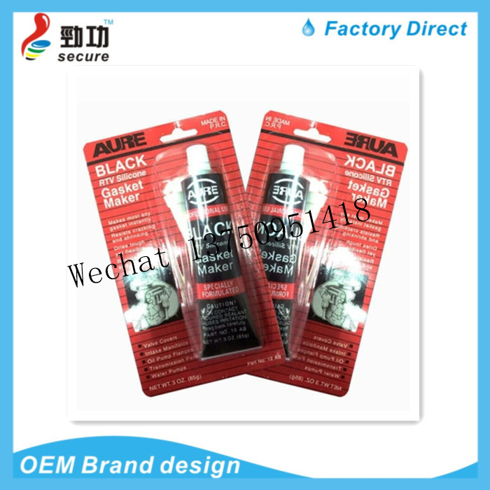 AURE red card black seal adhesive oil resistant high temperature free GASKET MAKER