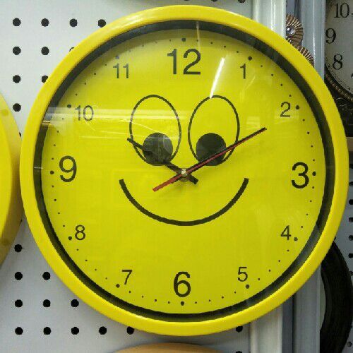 Foreign Trade Family Living Room Clock Creative Clocks 30cm Smiley Face Series Wall Clock