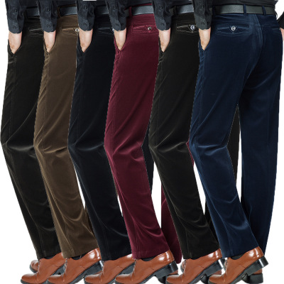Autumn winter men's casual pants new men's casual pants corduroy trousers men's business casual pants