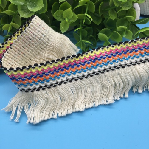 spot wholesale jacquard ribbon ethnic style cotton thread fringe fringe lace beard clothing scarf accessories luggage