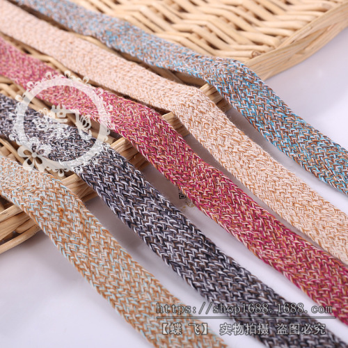 Direct Supply 2cm Raw Edge Korean Ethnic Style Lace Hat Lead Mouth DIY Clothing Sccessories Ribbon Factory Wholesale