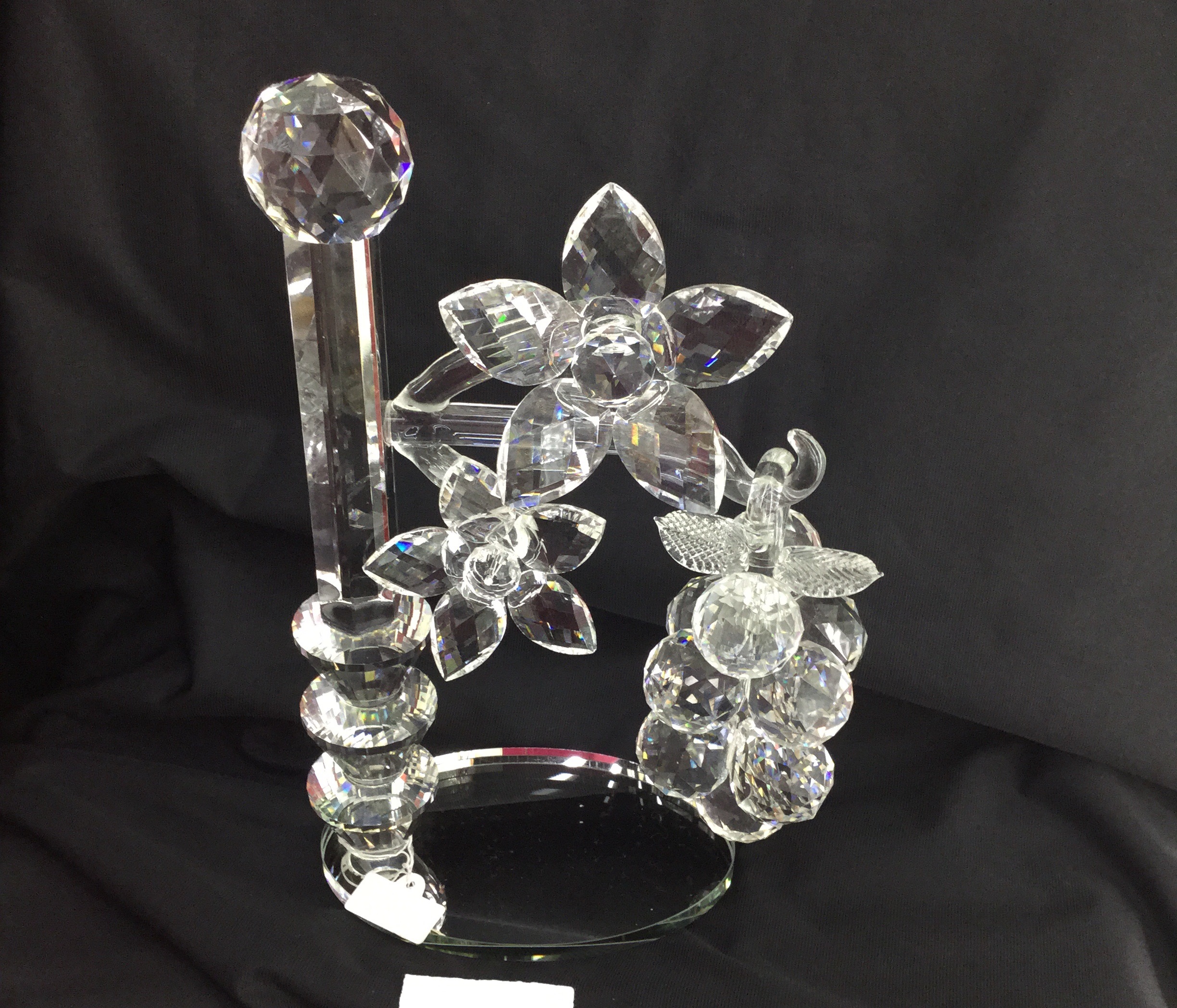 水晶工艺品,水晶摆件,水晶葡萄