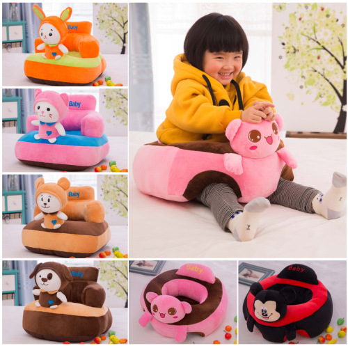 factory direct sales baby learning chair children‘s sofa plush toy baby seat safety anti-rollover one-piece delivery