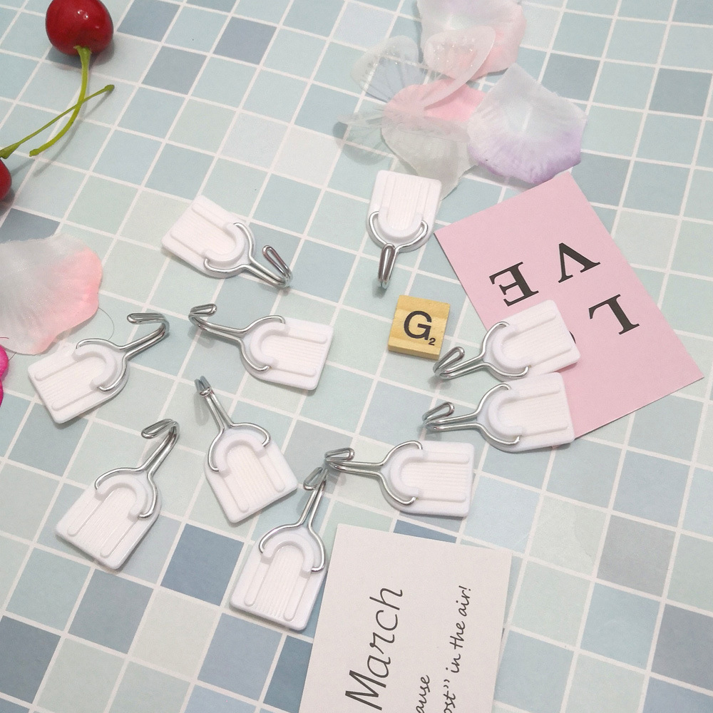 Simple little fresh Hook taobao gift small Hook white plasti...