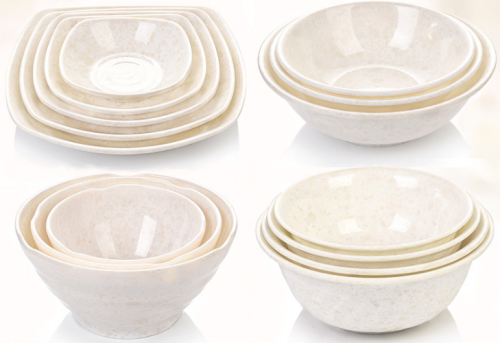 100% melamine tableware imitation porcelain jade salad bowl noodle bowl dessert bowl multi-purpose bowl series