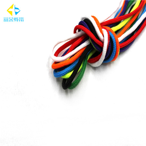1.2 m long round shoelaces have complete colors and a large number of spot goods can be used for waist rope factory direct sales support oem
