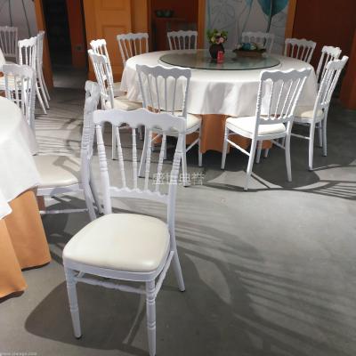 Yiwu leisure restaurant metal bamboo chair export outdoor wedding banquet chair wave chair antique castle chair
