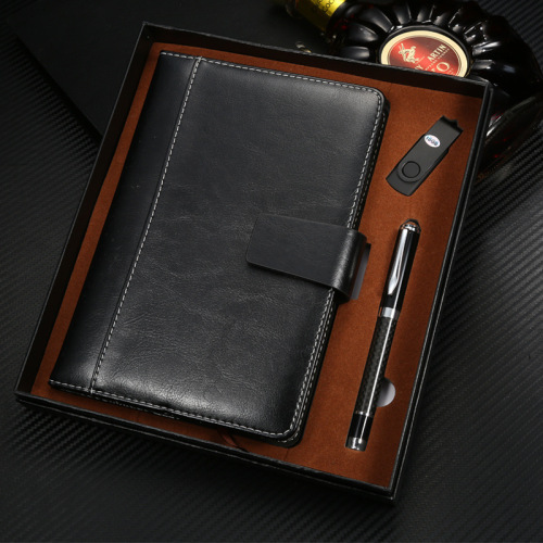 Business Notepad A5 Notepad Signature Pen 8gu Plate Notebook Pack Advertising Gift Notebook Customization