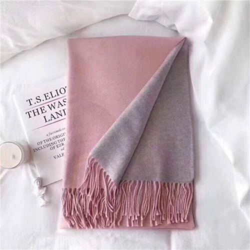 330G Thick Cashmere Double-Sided Shawl Scarf Dual-Use 2018 Winter Essential