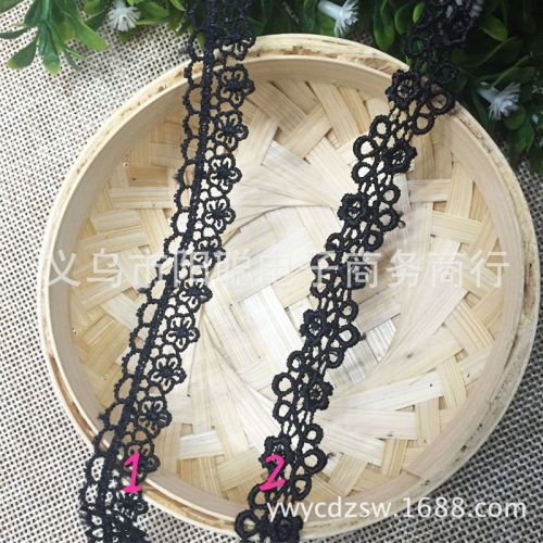factory direct sales a variety of water-soluble embroidery lace clothing accessories polyester small lace decorative necklace lace