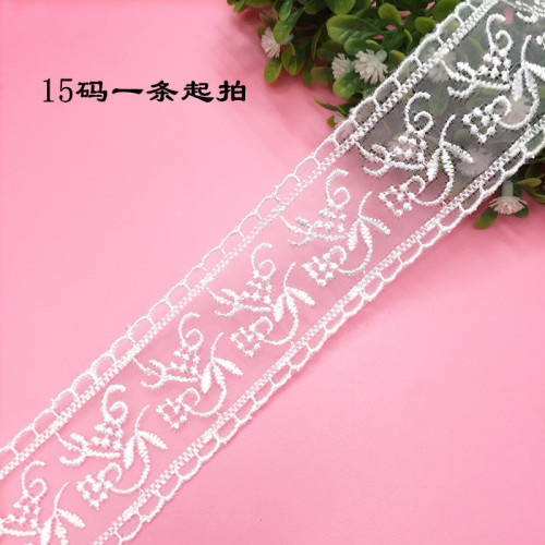 japanese and korean lace water-soluble embroidery mesh lace can be dyed wide about 3.7cm clothing accessories