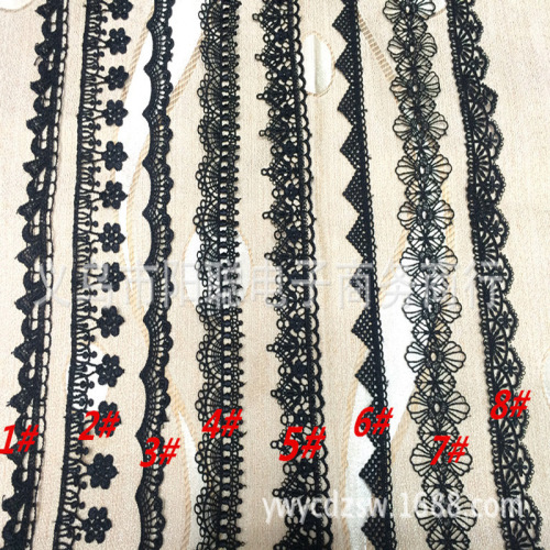 popular water soluble lace black necklace lace accessories clothing clothing diy lace spot supply