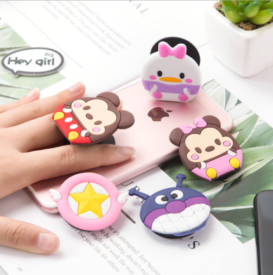 抖音同款手机气囊支架可伸缩硅胶女款可爱创意个性防摔手机支架