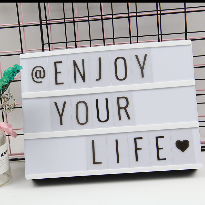 Supply Hot style LED letter light box A4 light box diy combination