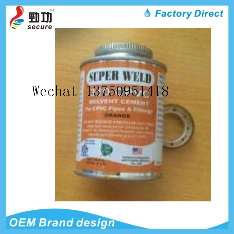 Supply SUPER WELD 310 PVC glue pipe repair PVC quickdrying glue Cpvc glue