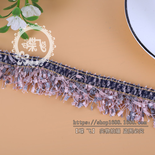 new polyester rib lace factory direct sales korean ethnic style diy clothing headwear ribbon decoration accessories
