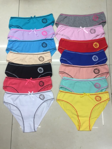 cross-border foreign trade women‘s underwear printing multi-color cotton thong spot women‘s underwear wholesale