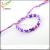 Geneva friendship bracelet hand-knitted cotton yarn fine print bracelet