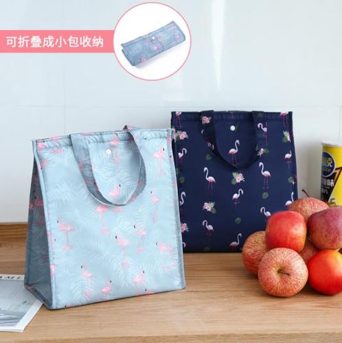waterproof foldable portable lunch bag flamingo bag lunch box bag thermal bag lunch bag lunch bag picnic bag